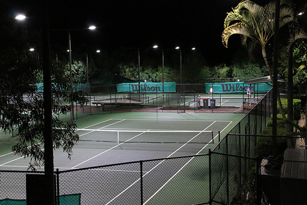 Club Coops Tennis Centre - Tennis Court Lighting
